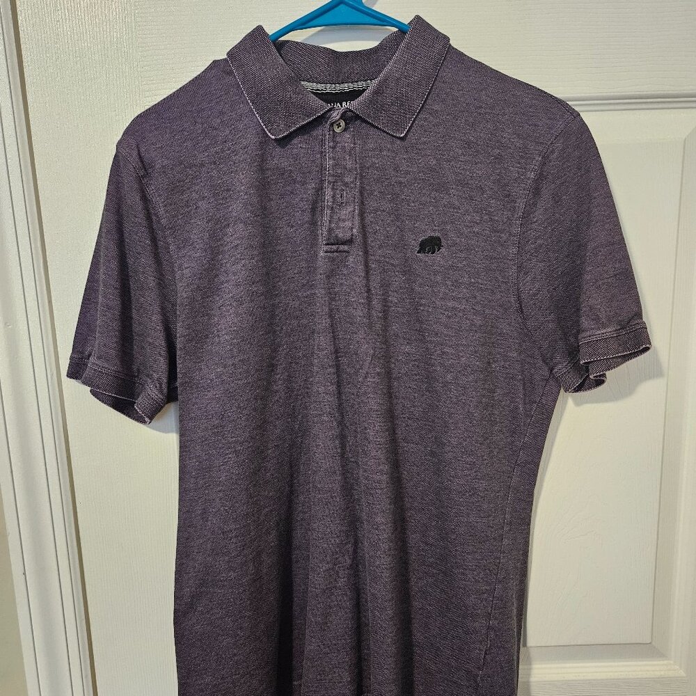 Banana Republic Purple Pique Polo Shirt